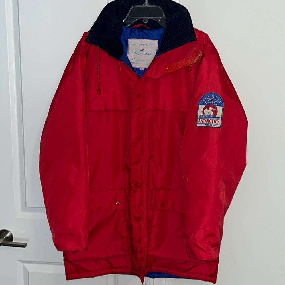 1997/1998 Marco Polo Orient Lines Antarctica Cruise Lines Sailing hooded Jacket
